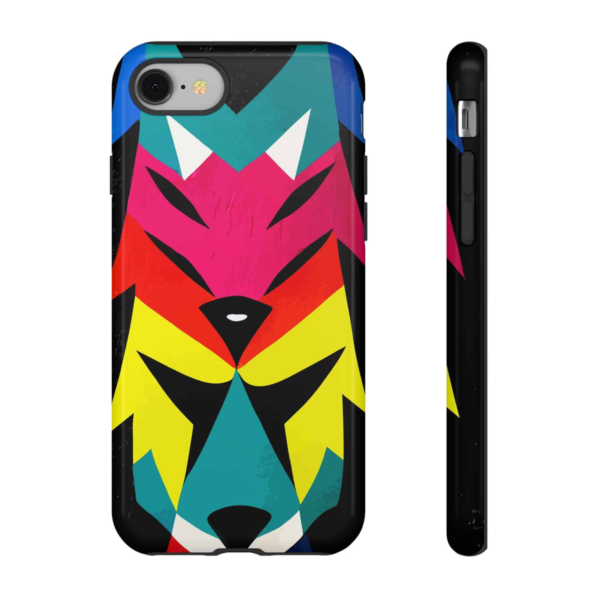 Wolf Head Tough Cases Custom Phone Cases For iPhone Google Pixel and Samsung Series